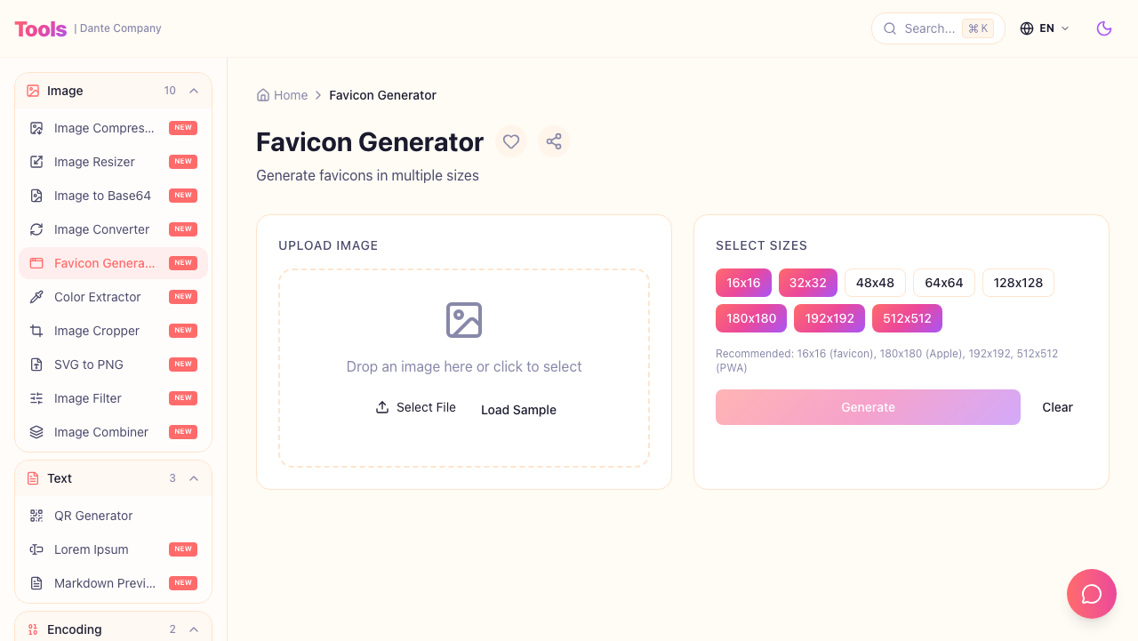 Favicon Generator
