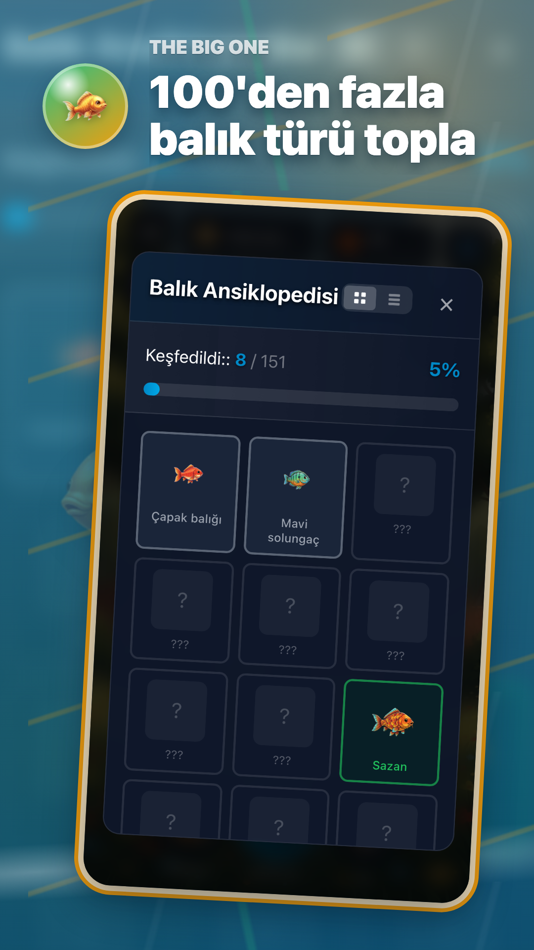 Balık Ansiklopedisi'da tür bilgilerini ve gerçek yakalama kayıtlarını birlikte inceleyin.