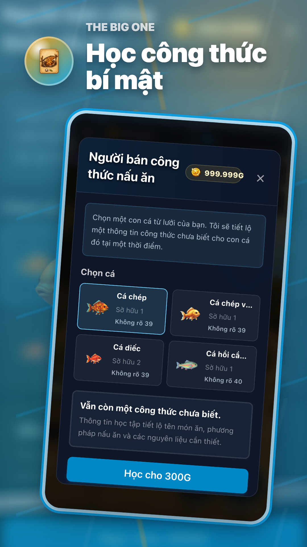 Công thức nấu ăn - The Big One