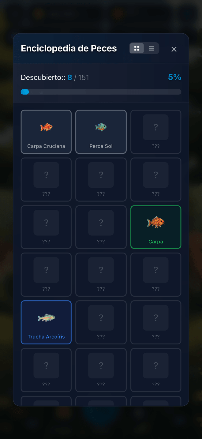 Rutina semanal de la Enciclopedia de Peces en The Big One - Enciclopedia de Peces screenshot