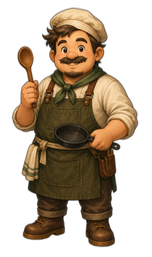 The Big One Camp Cook NPC art